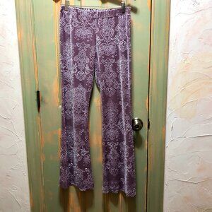Free People X Faerydae Flare Street  Stretch Velvet Pants Australia